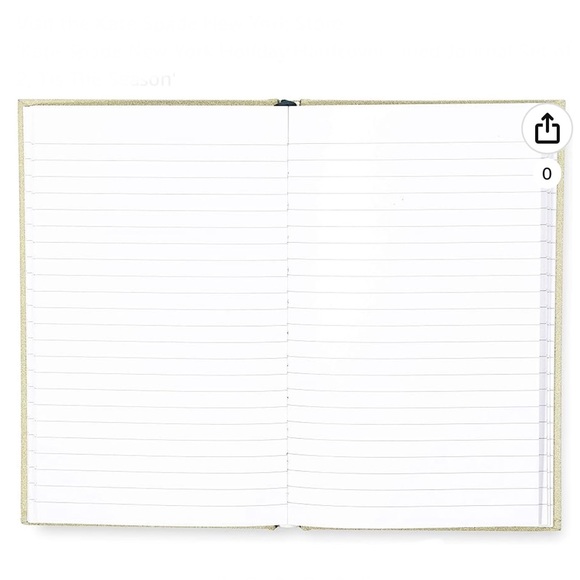Kate Spade New York Holiday Hardcover Lined Journal Set of 2, Tis The Season' - Picture 6 of 7